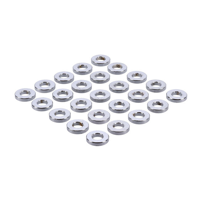 Chrome Washer 25 Pack Spacers Usa Sizes Gardner Westcott