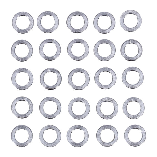 Chrome Washer 25 Pack Spacers Usa Sizes Gardner Westcott