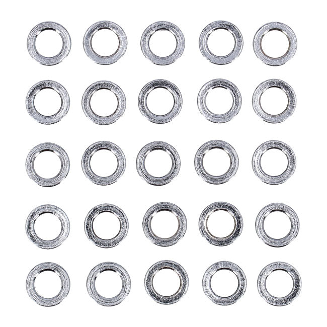 Chrome Spacers 25 Pack Spacers Usa Sizes Gardner Westcott