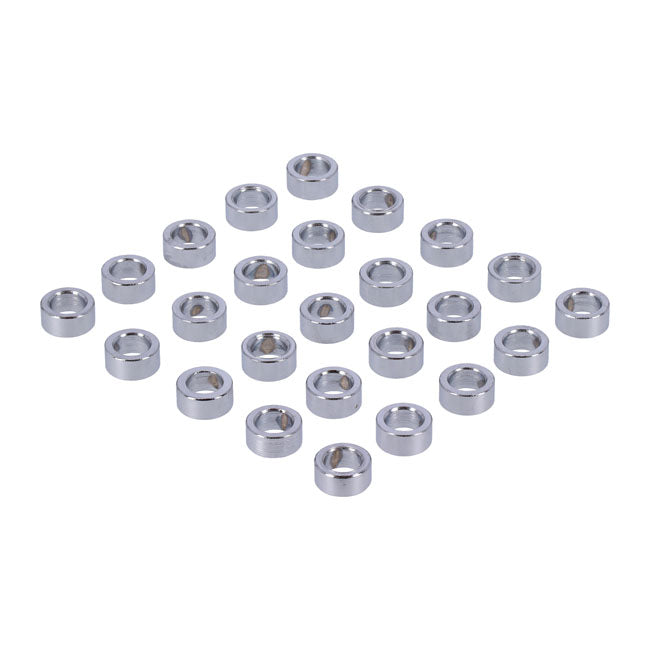Chrome Spacers 25 Pack Spacers Usa Sizes Gardner Westcott