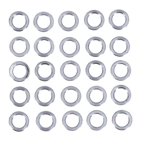 Chrome Spacers 25 Pack Spacers Usa Sizes Gardner Westcott
