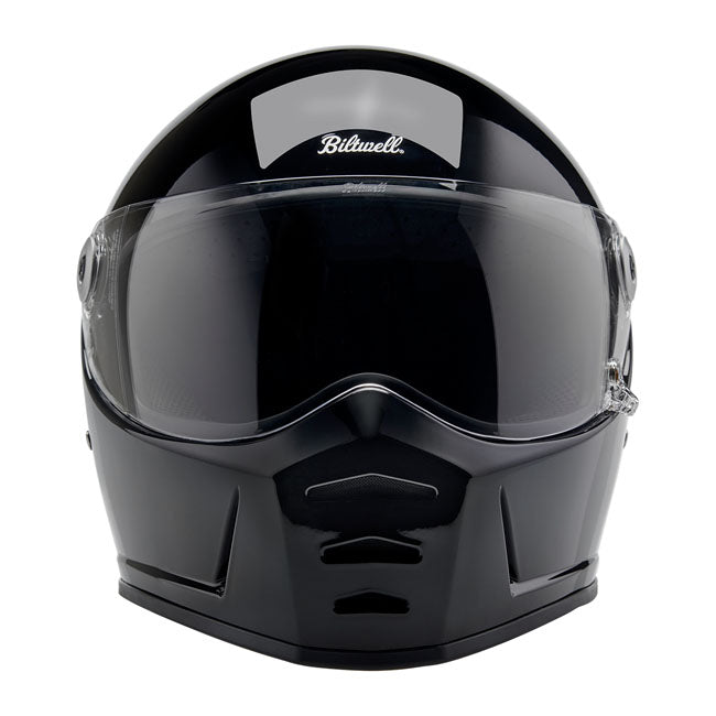 Biltwell Lane Splitter Helmet, Gloss Black Helmets Biltwell