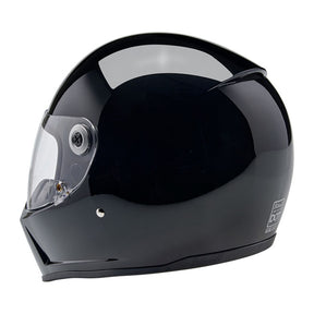 Biltwell Lane Splitter Helmet, Gloss Black Helmets Biltwell