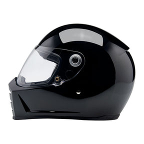 Biltwell Lane Splitter Helmet, Gloss Black Helmets Biltwell