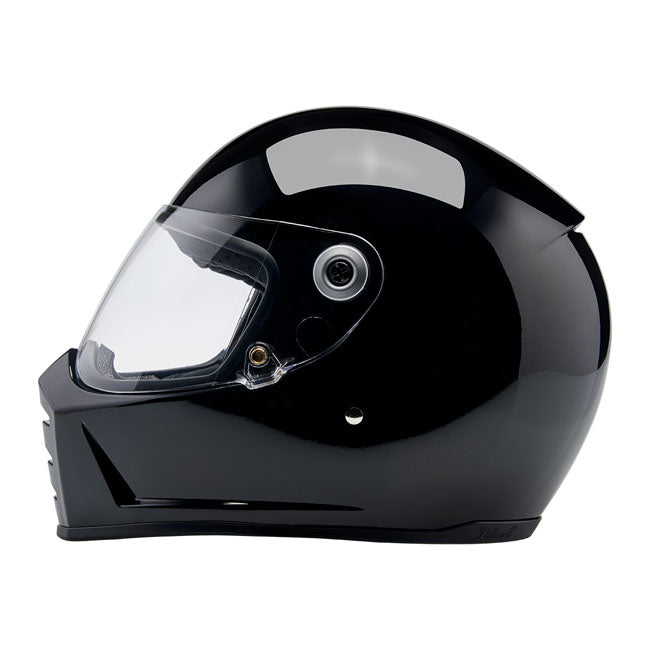 Biltwell Lane Splitter Helmet, Gloss Black Helmets Biltwell