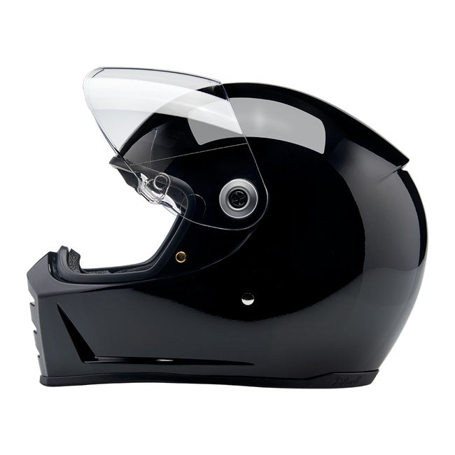 Biltwell Lane Splitter Helmet, Gloss Black Helmets Biltwell