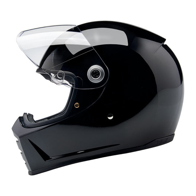 Biltwell Lane Splitter Helmet, Gloss Black Helmets Biltwell