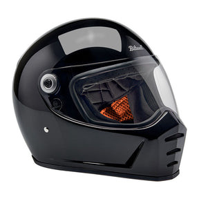 Biltwell Lane Splitter Helmet, Gloss Black Helmets Biltwell
