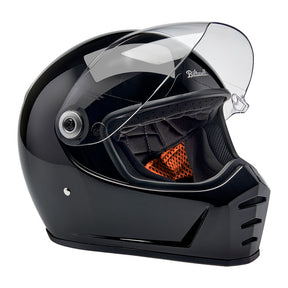 Biltwell Lane Splitter Helmet, Gloss Black Helmets Biltwell