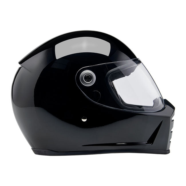 Biltwell Lane Splitter Helmet, Gloss Black Helmets Biltwell