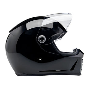 Biltwell Lane Splitter Helmet, Gloss Black Helmets Biltwell