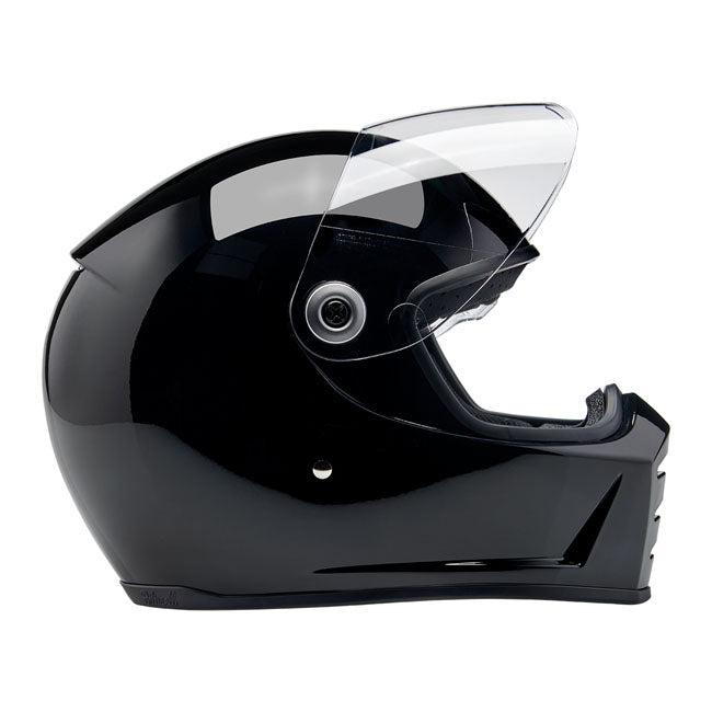 Biltwell Lane Splitter Helmet, Gloss Black Helmets Biltwell