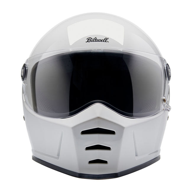Biltwell Lane Splitter helmet gloss white Helmets Biltwell
