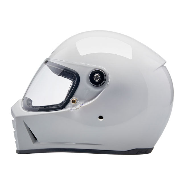 Biltwell Lane Splitter helmet gloss white Helmets Biltwell