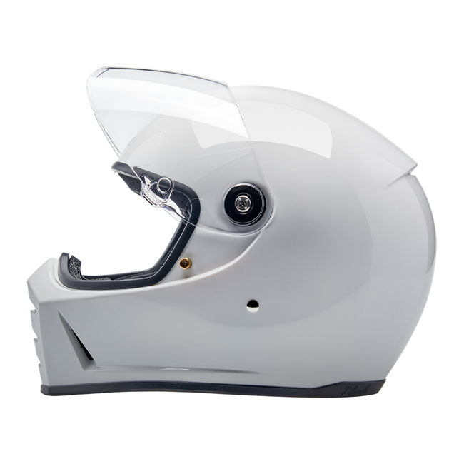Biltwell Lane Splitter helmet gloss white Helmets Biltwell