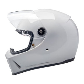 Biltwell Lane Splitter helmet gloss white Helmets Biltwell