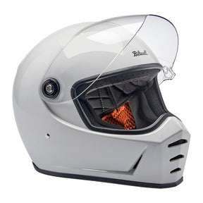 Biltwell Lane Splitter helmet gloss white Helmets Biltwell