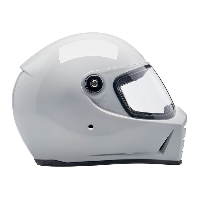 Biltwell Lane Splitter helmet gloss white Helmets Biltwell