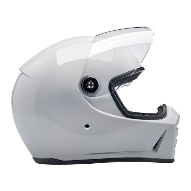 Biltwell Lane Splitter helmet gloss white Helmets Biltwell