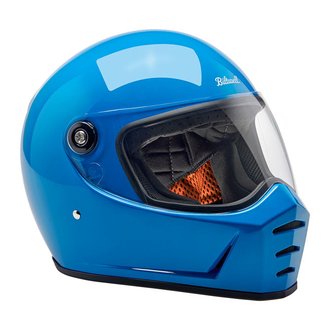 Biltwell Lane Splitter helmet tahoe blue Helmets Biltwell