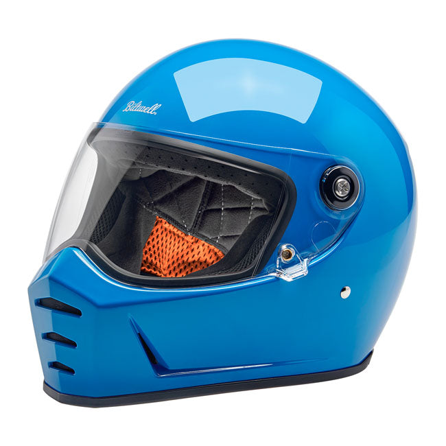 Biltwell Lane Splitter helmet tahoe blue Helmets Biltwell