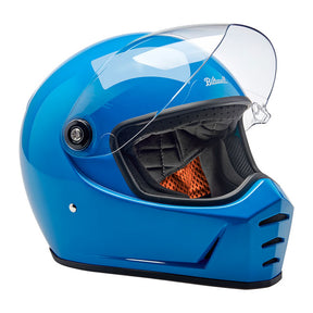 Biltwell Lane Splitter helmet tahoe blue Helmets Biltwell