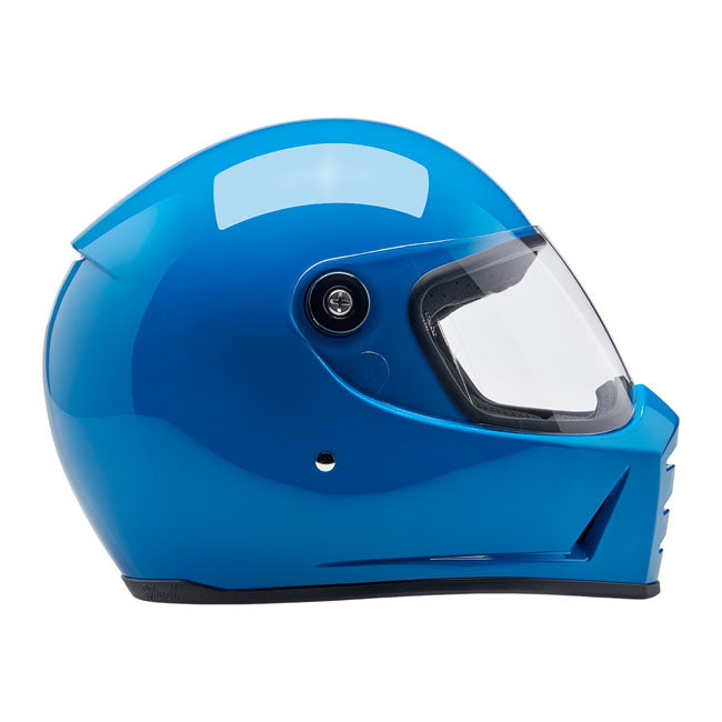 Biltwell Lane Splitter helmet tahoe blue Helmets Biltwell