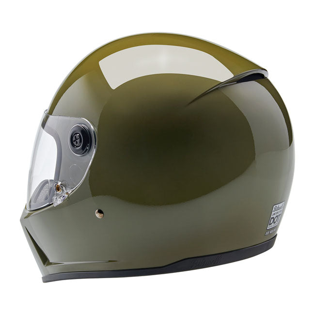 Biltwell Lane Splitter helmet olive green Helmets Biltwell