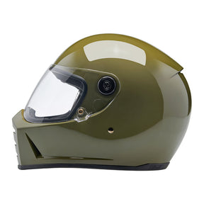 Biltwell Lane Splitter helmet olive green Helmets Biltwell