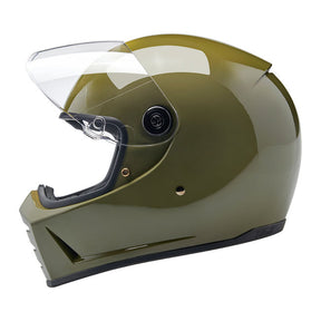 Biltwell Lane Splitter helmet olive green Helmets Biltwell