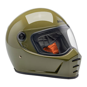 Biltwell Lane Splitter helmet olive green Helmets Biltwell
