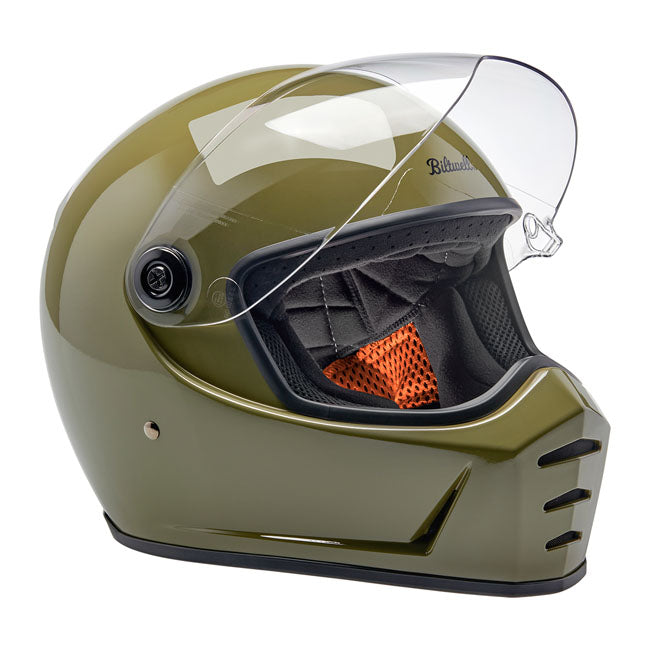 Biltwell Lane Splitter helmet olive green Helmets Biltwell