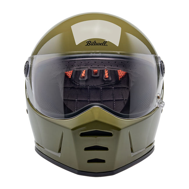 Biltwell Lane Splitter helmet olive green Helmets Biltwell