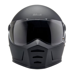 Biltwell Lane Splitter Helmet, Flat Black Helmets Biltwell