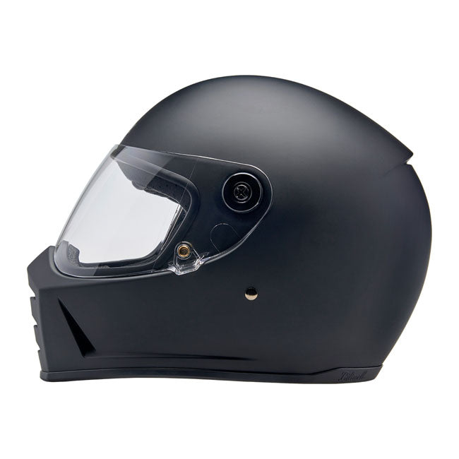 Biltwell Lane Splitter Helmet, Flat Black Helmets Biltwell