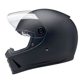 Biltwell Lane Splitter Helmet, Flat Black Helmets Biltwell