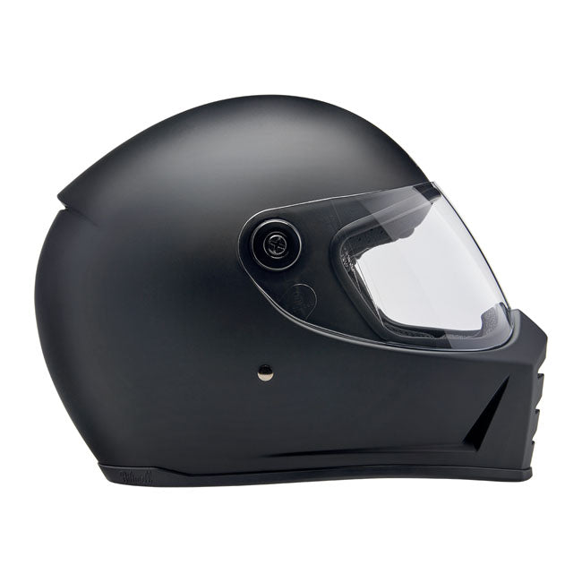 Biltwell Lane Splitter Helmet, Flat Black Helmets Biltwell