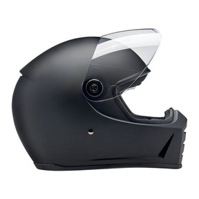 Biltwell Lane Splitter Helmet, Flat Black Helmets Biltwell