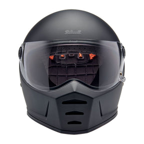 Biltwell Lane Splitter Helmet, Flat Black Helmets Biltwell