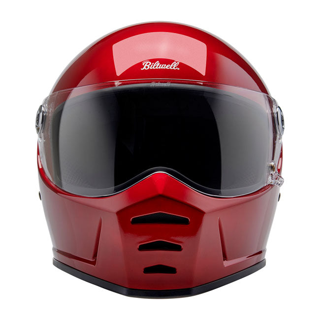 Biltwell Lane Splitter helmet cherry red Helmets Biltwell