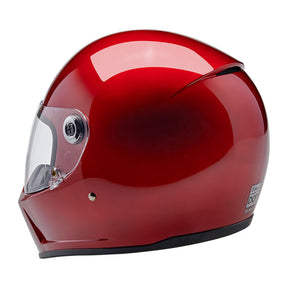 Biltwell Lane Splitter helmet cherry red Helmets Biltwell