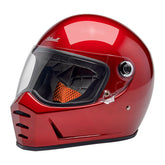 Biltwell Lane Splitter helmet cherry red Helmets Biltwell