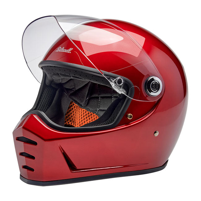 Biltwell Lane Splitter helmet cherry red Helmets Biltwell