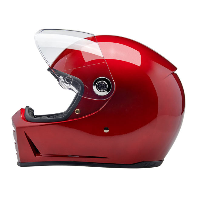 Biltwell Lane Splitter helmet cherry red Helmets Biltwell
