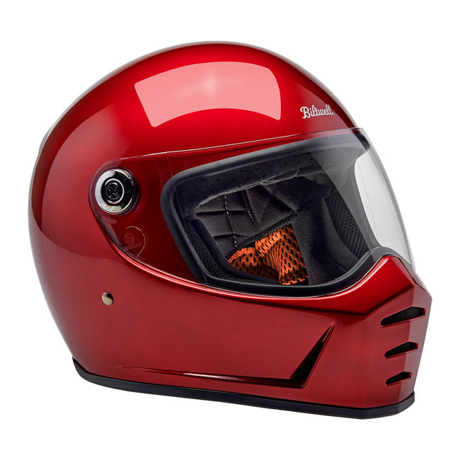 Biltwell Lane Splitter helmet cherry red Helmets Biltwell