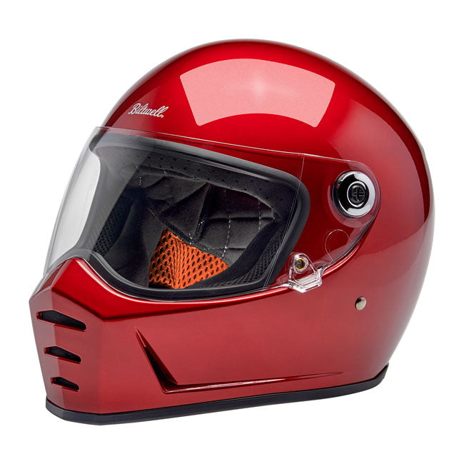 Biltwell Lane Splitter helmet cherry red Helmets Biltwell