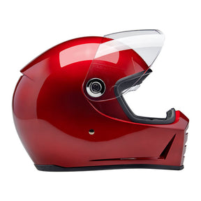 Biltwell Lane Splitter helmet cherry red Helmets Biltwell