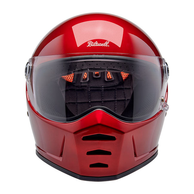 Biltwell Lane Splitter helmet cherry red Helmets Biltwell