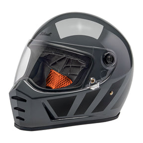 Biltwell Lane Splitter helmet grey inertia Helmets Biltwell