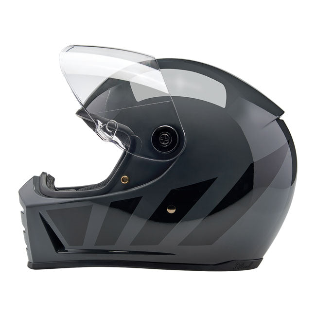 Biltwell Lane Splitter helmet grey inertia Helmets Biltwell